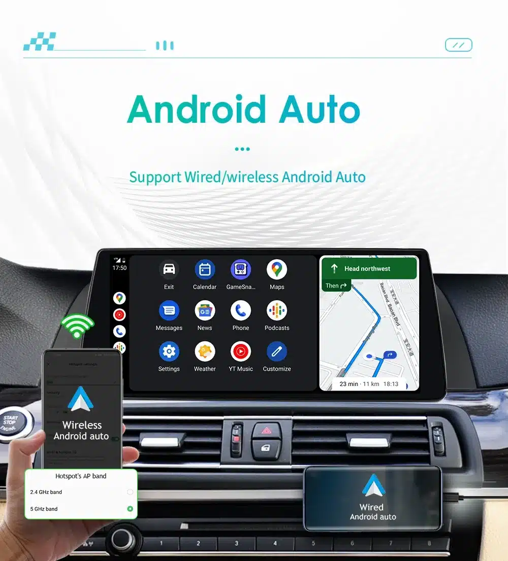 BMW Android autoraadio GPS-iga ja Carplay toega E60 E90 | kujundav pilt e-kaubamaja pildikogust