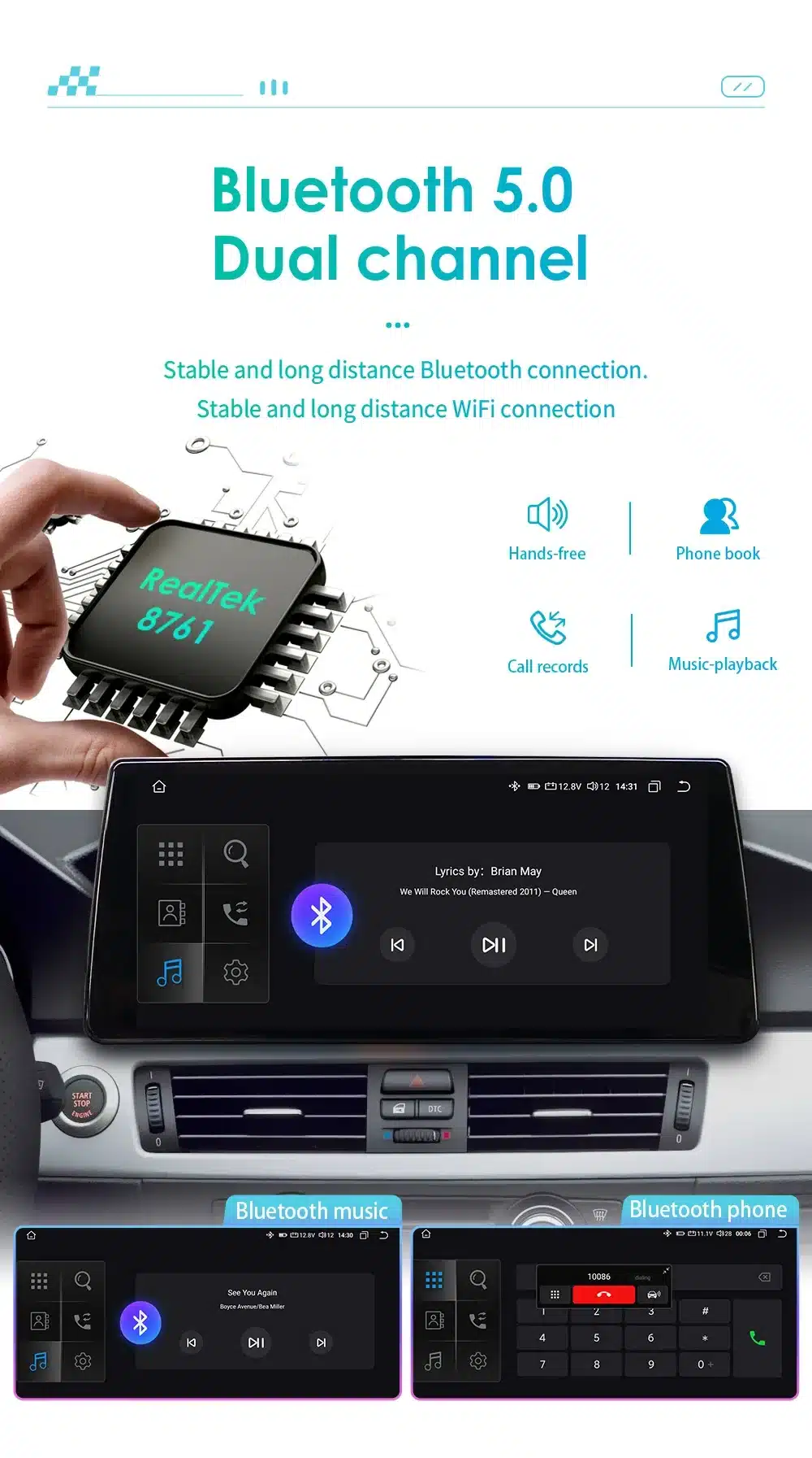 BMW Android autoraadio GPS-iga ja Carplay toega E60 E90 | kujundav pilt e-kaubamaja pildikogust