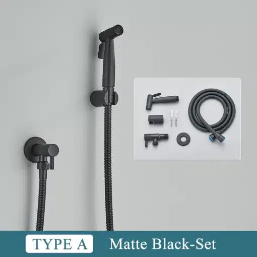 Seinale kinnitatav käimla bidet pihusti terasest | E-pood Tootemaailm Seinale kinnitatav käimla bidet pihusti terasest