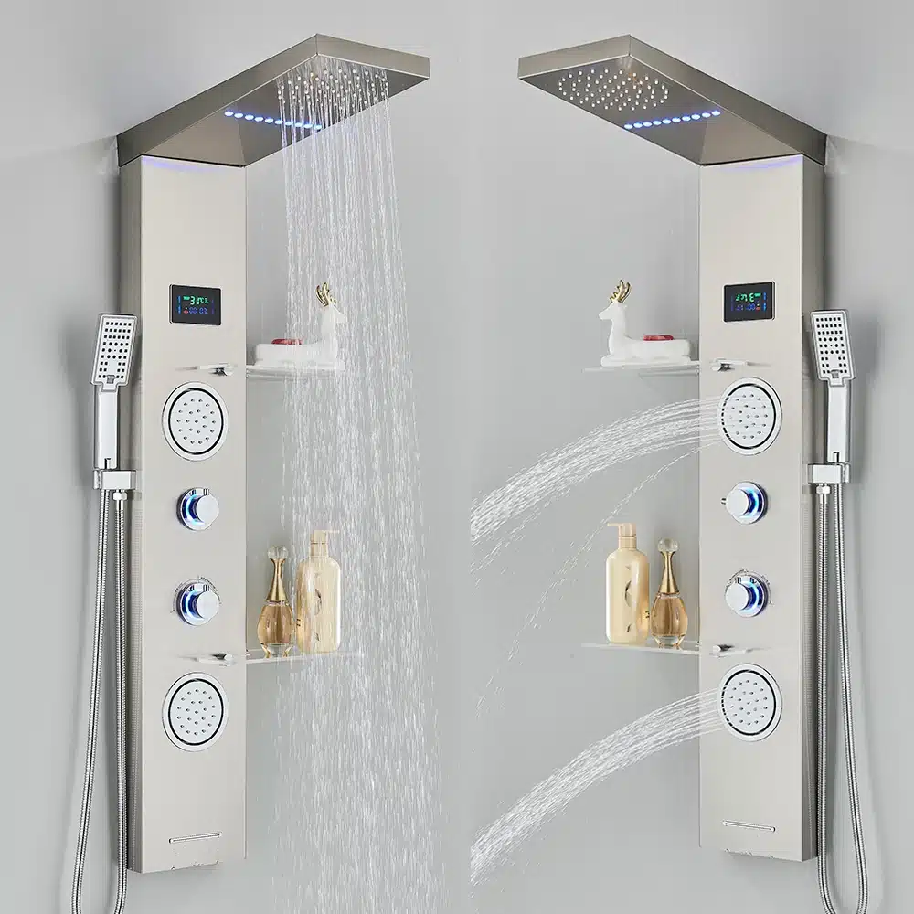 LED dušipaneel veefall, digitaalne ekraan, SPA massaaž | kujundav pilt e-kaubamaja pildikogust