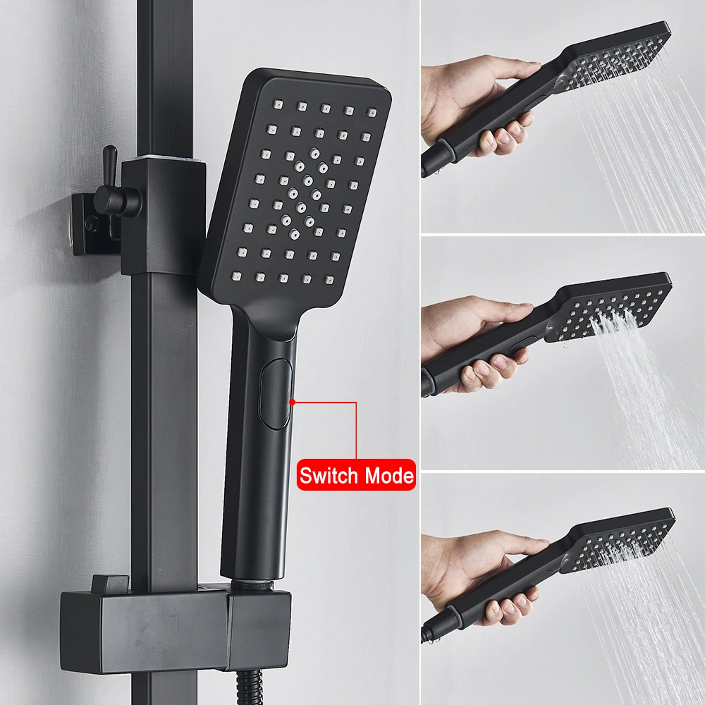 Kroomitud messingist dušisegisti komplekt vihmadušiga | kujundav pilt e-kaubamaja pildikogust