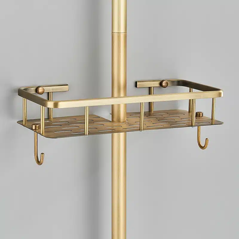 Vana messingist vihmasadu dušikomplekt seinakinnitusega | kujundav pilt e-kaubamaja pildikogust