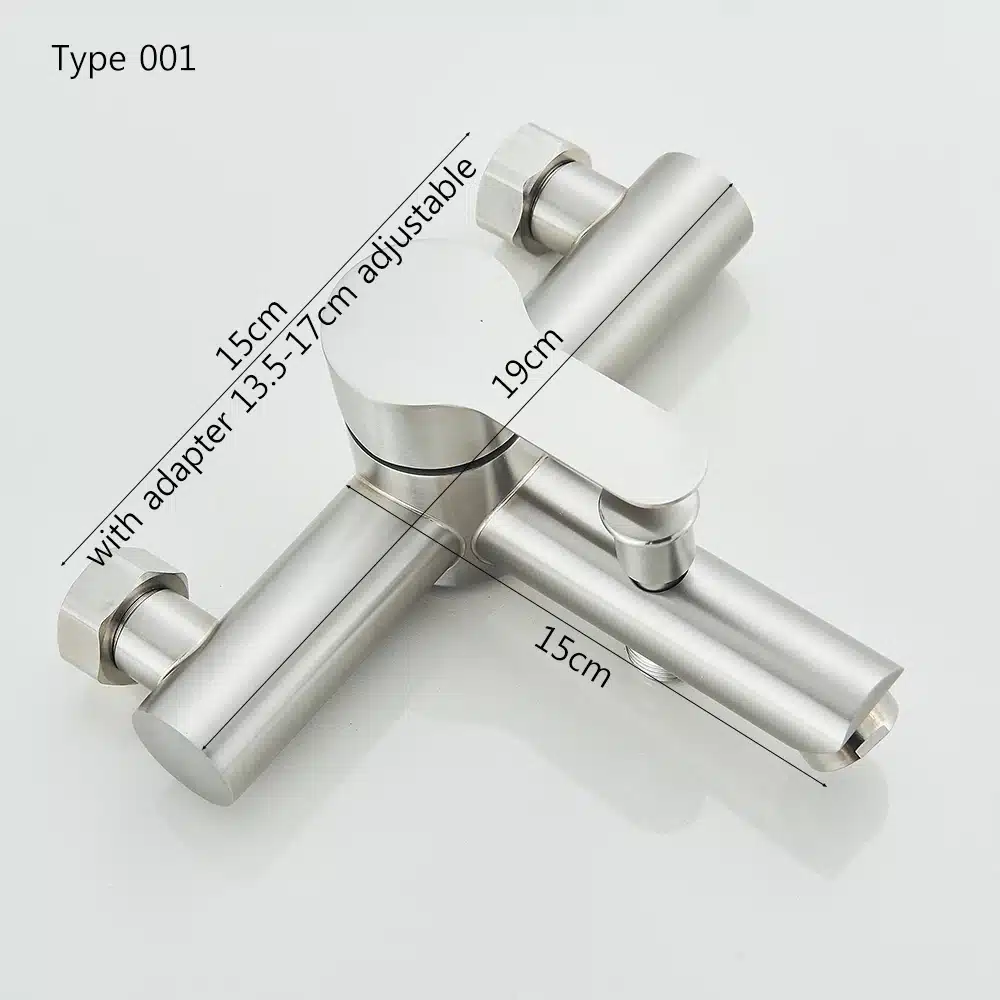 Vannitoa kuuma ja külma veega segisti, seinapealne, ühe käepidemega | kujundav pilt e-kaubamaja pildikogust