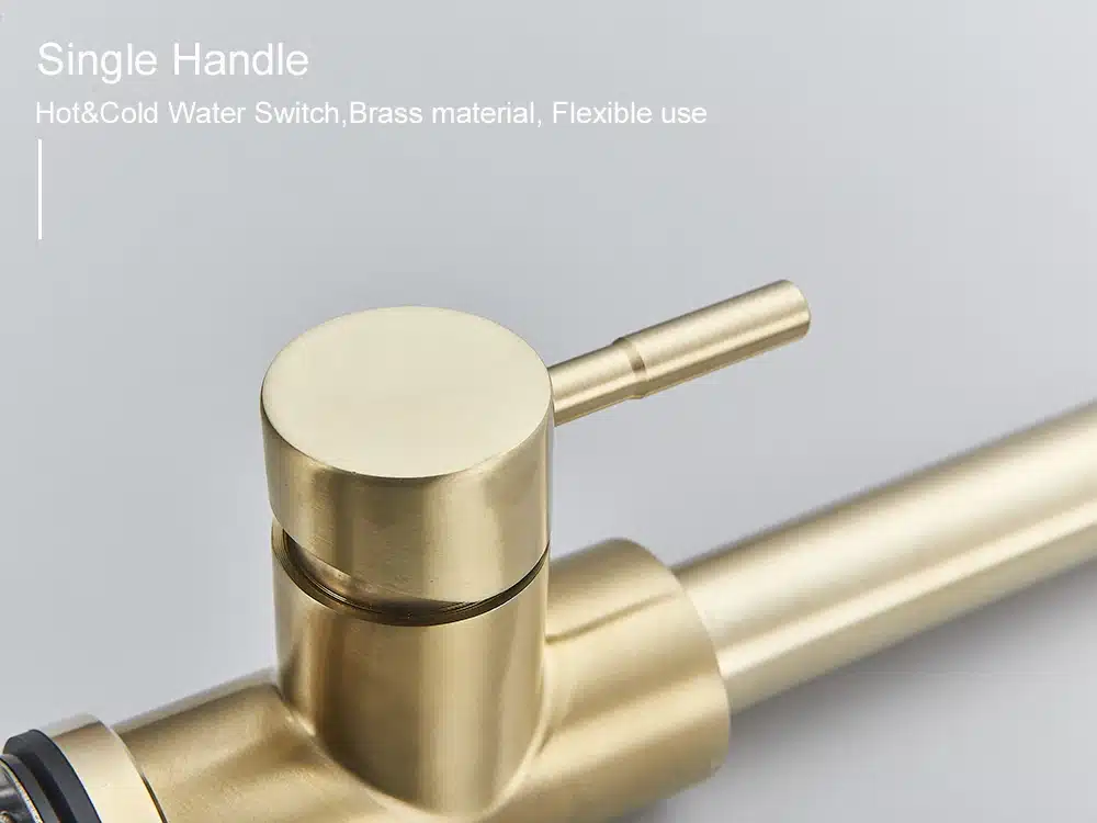 Köögisegisti kahe funktsiooniga, tõmmatav ja kuum-külm vesi | kujundav pilt e-kaubamaja pildikogust