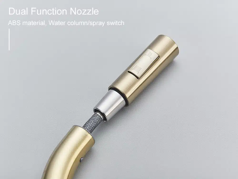 Köögisegisti kahe funktsiooniga, tõmmatav ja kuum-külm vesi | kujundav pilt e-kaubamaja pildikogust