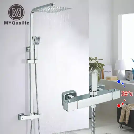 Dušisegisti komplekt kahe käepidemega, roostevaba teras, ultraõhuke dušipea | E-pood Tootemaailm Pilt dušisegisti komplektist kahe käepidemega, roostevabast terasest, ultraõhukese dušipeaga. Kaasaegne disain seisneb minimalistlikus joonte kasutamises ja kvaliteetses metallviimistluses, sulandudes sujuvalt valgusküllasesse vannitoakeskkonda.