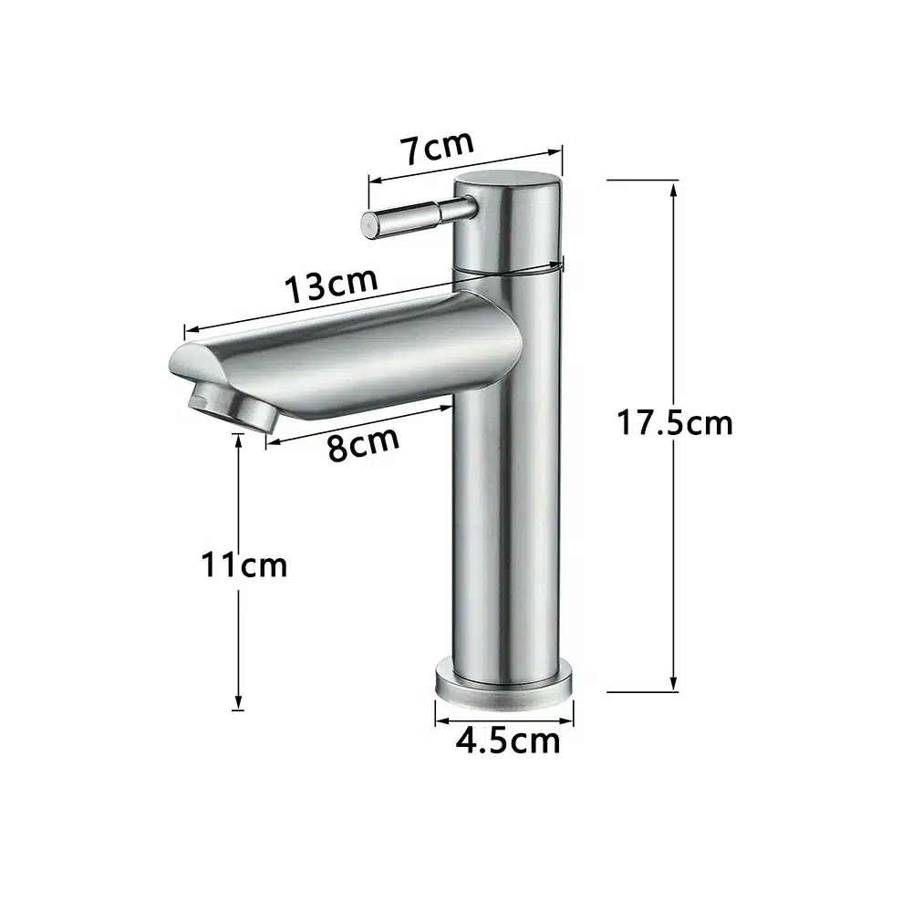 Vannitoa külm veepump kraan ühe käepidemega | kujundav pilt e-kaubamaja pildikogust