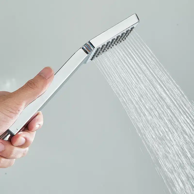 Dušisegisti komplekt kahe käepidemega, roostevaba teras, ultraõhuke dušipea | kujundav pilt e-kaubamaja pildikogust