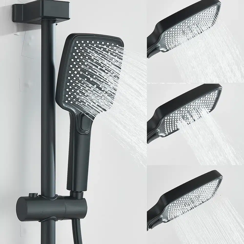 Dušisegisti LCD ekraaniga ja taustvalgustusega, seinapealne | kujundav pilt e-kaubamaja pildikogust