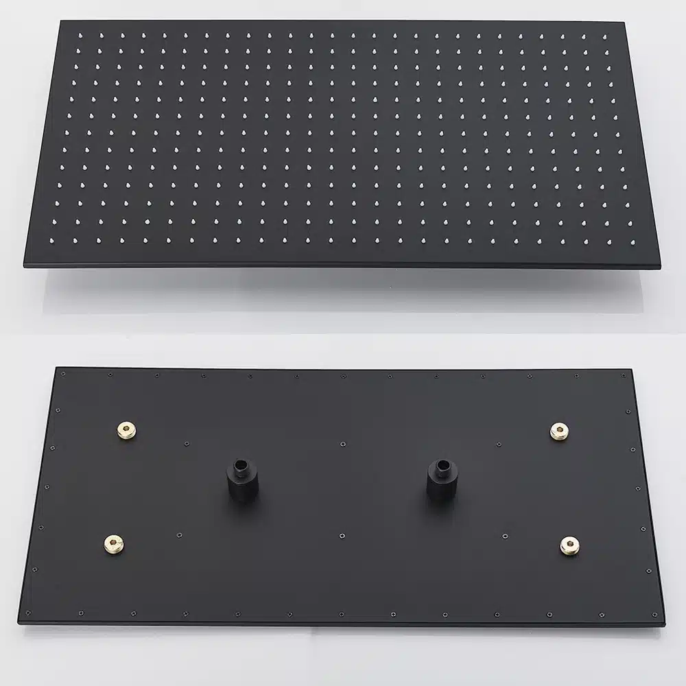 Dušisegisti komplekt musta termostaadiga, vihmavee ja juga 40X80 | kujundav pilt e-kaubamaja pildikogust