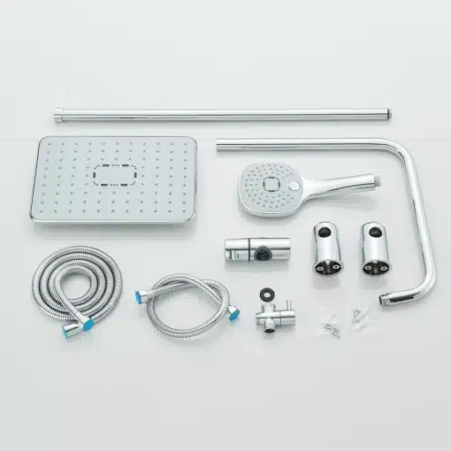 Dušisüsteem käeshoitava dušiga, seinakinnitusega, segisti | E-pood Tootemaailm Dušisüsteem käeshoitava dušiga, seinakinnitusega, segisti