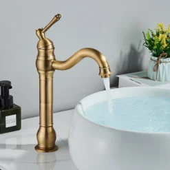 Antiik stiilis pronks vannitoa kraan