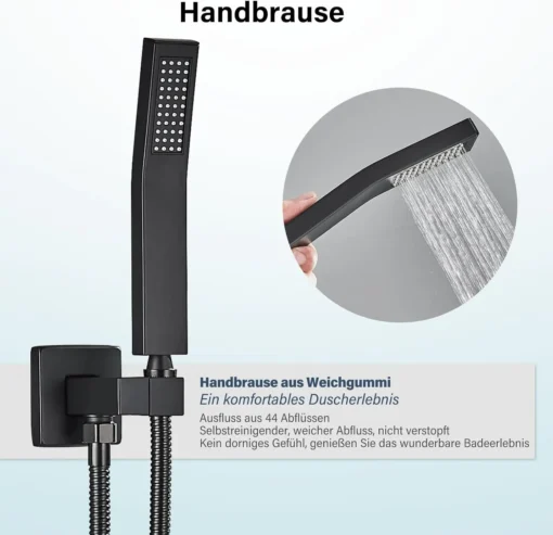 Lakke kinnitatav dušš LED-valgusega vihmavee dušisüsteem | E-pood Tootemaailm Lakke kinnitatav dušš LED-valgusega vihmavee dušisüsteem