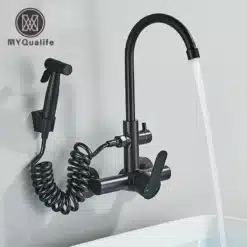 Seinale paigaldatav köögivann koos kõrgsurve käsidušiga