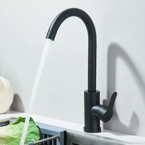 Köögivalamu kraan 360° pööratav kuum-külm vesi ühes käepidemes | E-pood Tootemaailm Köögivalamu kraan 360° pööratav kuum-külm vesi ühes käepidemes