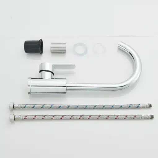 Köögivalamu kraan 360° pööratav kuum-külm vesi ühes käepidemes | E-pood Tootemaailm Köögivalamu kraan 360° pööratav kuum-külm vesi ühes käepidemes