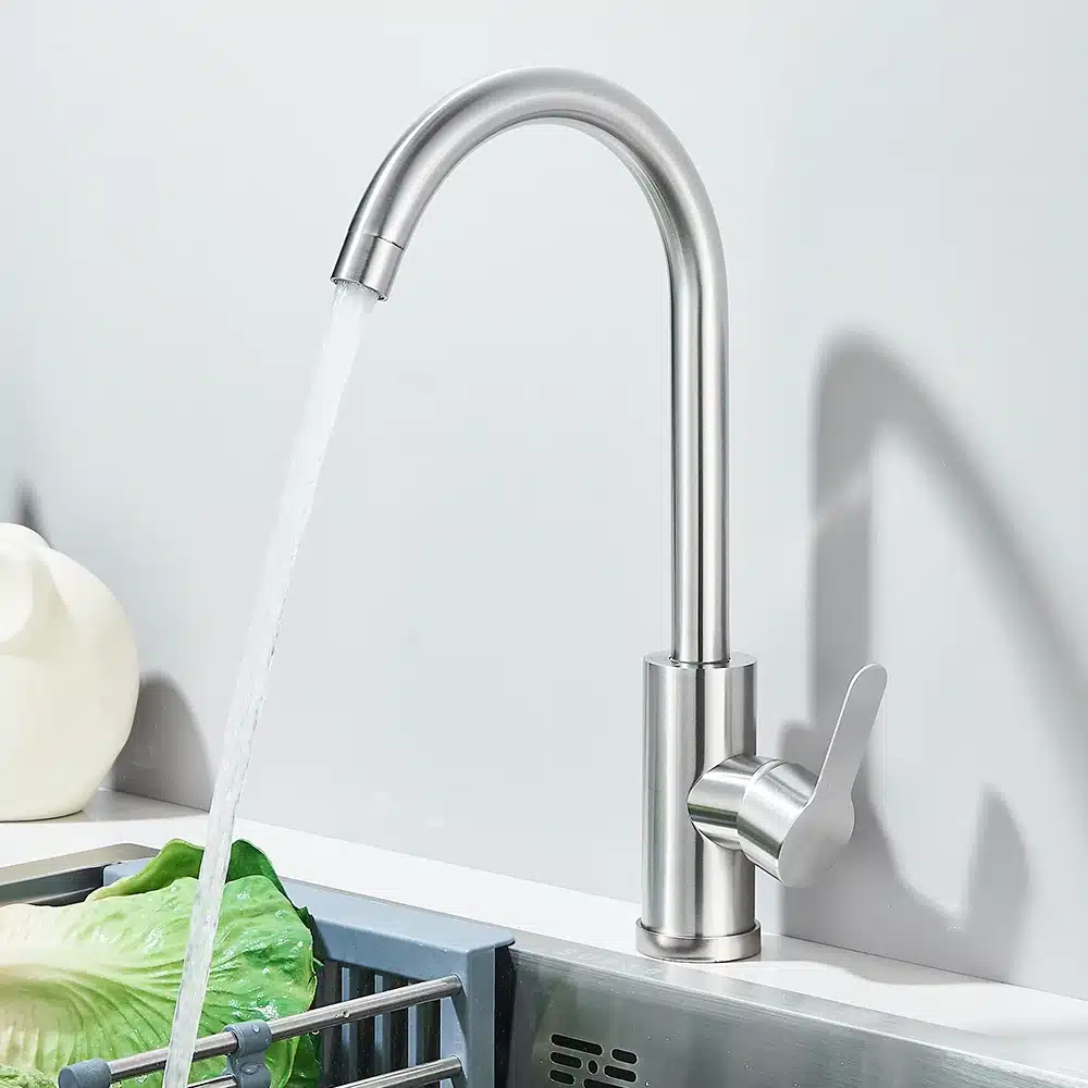 Köögivalamu kraan 360° pööratav kuum-külm vesi ühes käepidemes | kujundav pilt e-kaubamaja pildikogust