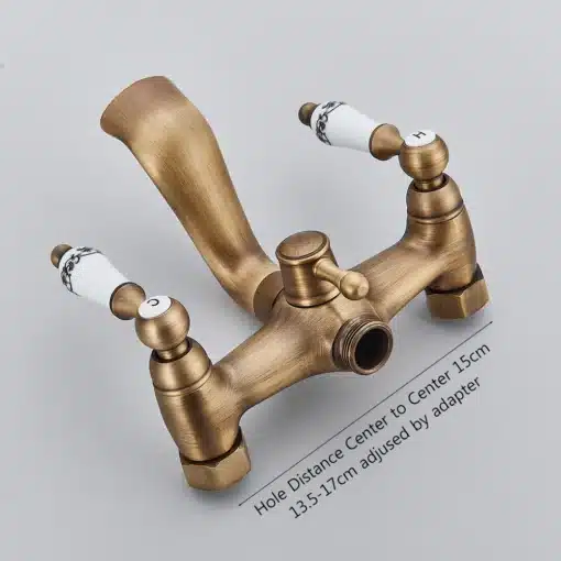 Antiik stiilis ilus messingist vannitoa dušisegisti | E-pood Tootemaailm Antiik stiilis ilus messingist vannitoa dušisegisti