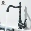 Antiik stiilis köögivalamu kraan messingist 360° pööratav | E-pood Tootemaailm Antiik stiilis köögivalamu kraan messingist 360° pööratav
