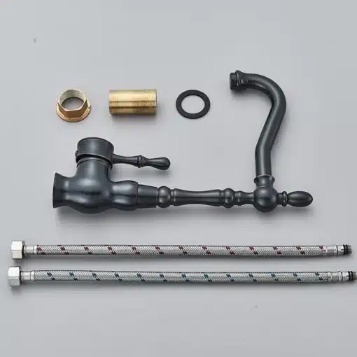 Antiik stiilis köögivalamu kraan messingist 360° pööratav | E-pood Tootemaailm Antiik stiilis köögivalamu kraan messingist 360° pööratav