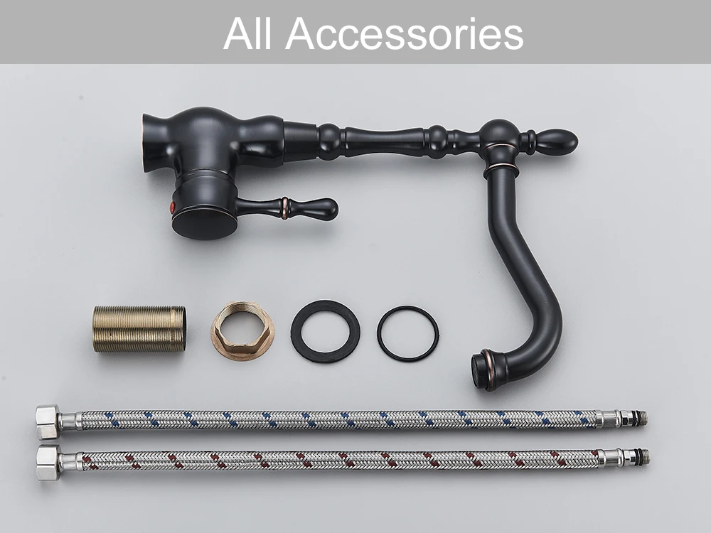 Antiik stiilis köögivalamu kraan messingist 360° pööratav | kujundav pilt e-kaubamaja pildikogust