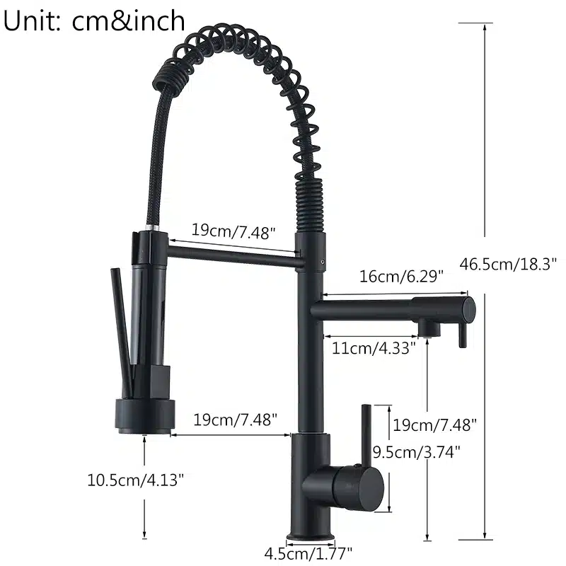 Köögivalamu kraan kuuma ja külma veega, 360° pööratav | kujundav pilt e-kaubamaja pildikogust