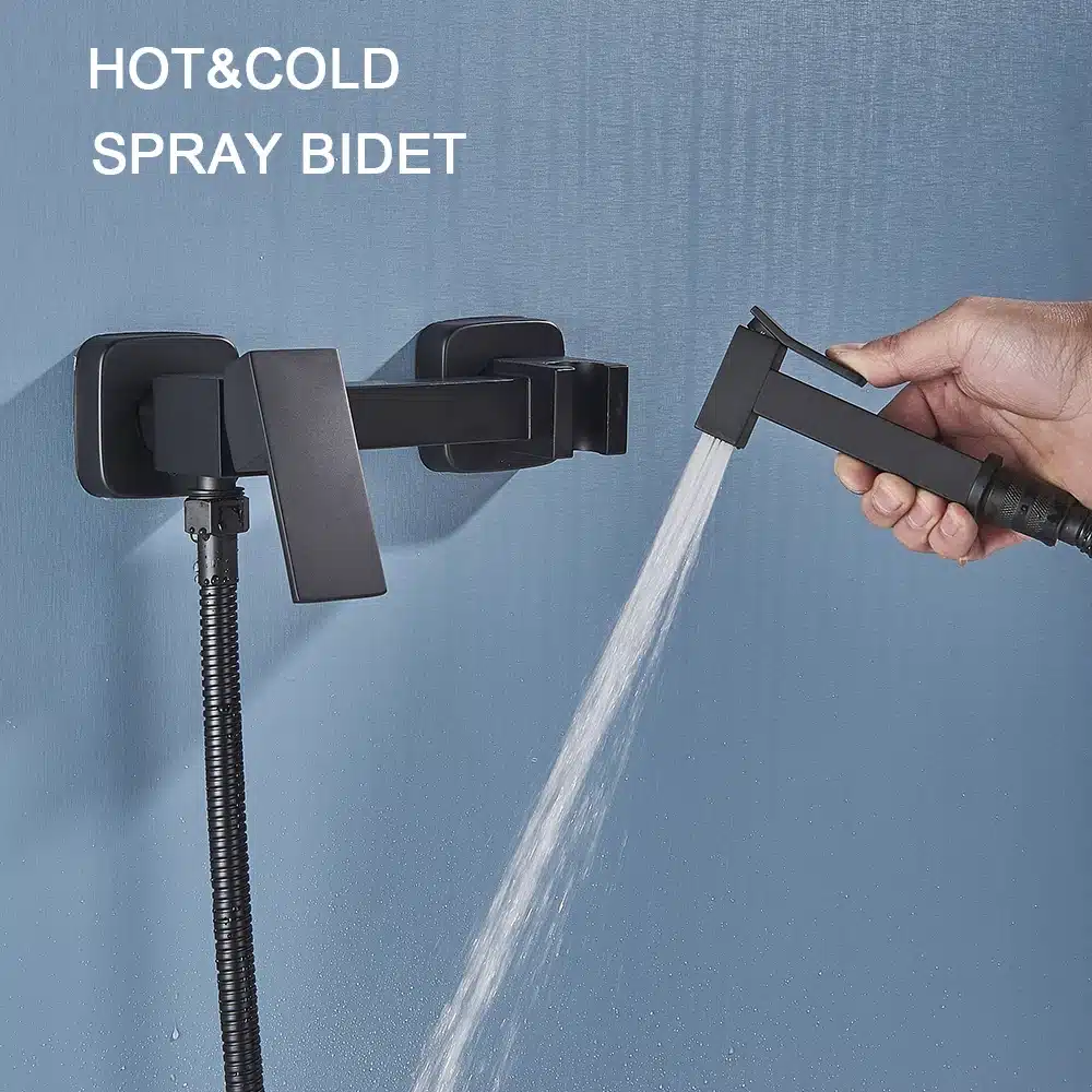 Disain dušisegisti külma ja sooja veega | kujundav pilt e-kaubamaja pildikogust