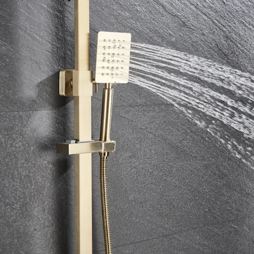 Luksuslik duššisegisti vihmadušipea ja käsidušiga vannitoa komplekt | E-pood Tootemaailm Luksuslik duššisegisti vihmadušipea ja käsidušiga vannitoa komplekt