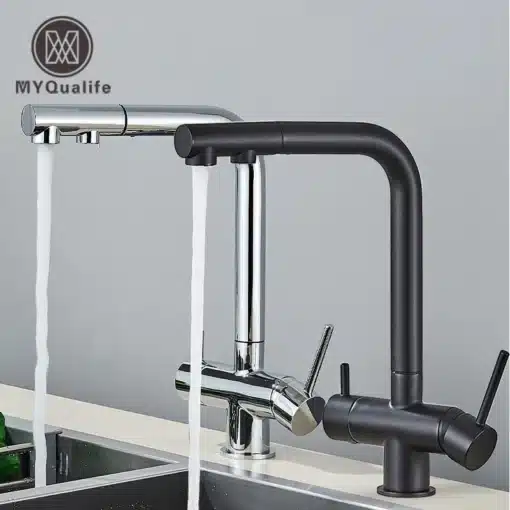 Köögisegisti kuuma ja külma veega, 360° pööratav, filtriga | E-pood Tootemaailm Köögisegisti kuuma ja külma veega, 360° pööratav, filtriga