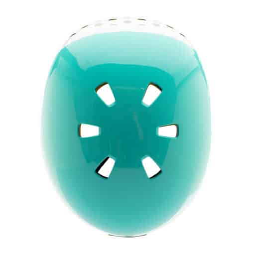 Jalgrattakiiver Nutcase Tiffany's Brunch Reflective MIPS, heleroheline ja ümar disain, ventilatsiooniavadega, sobilik suurusele 56-60cm, taustaks valge.