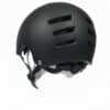 Must linnakiiver Kiiver LAZER Armor 2.0, Purple (L) külgvaates, millel on horisontaalsed ventilatsiooniavad ja reguleeritav rihm, lisatud mugavuse tagamiseks.