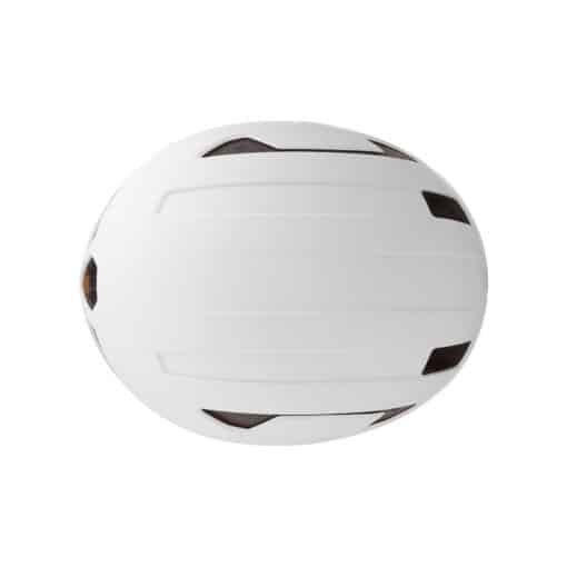 Kiiver LAZER CityZen KC, Matte White (L) ülaosas, elegantse ja minimalistliku disainiga, mis on mattvalget värvi mitme ventilatsiooniavaga sujuva viimistlusega.