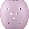 Roosa linna kiiver CAIRN EON Shiny Powder Pink, mis paistab elegantse läikiva pinnaga. Kuplikujuline kiivri disain sisaldab ventilatsiooniavasid, pakkudes nii stiili kui turvalisust linnaruumis.