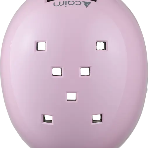 Roosa linna kiiver CAIRN EON Shiny Powder Pink, mis paistab elegantse läikiva pinnaga. Kuplikujuline kiivri disain sisaldab ventilatsiooniavasid, pakkudes nii stiili kui turvalisust linnaruumis.
