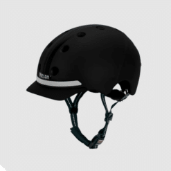 Stiilne ja turvaline musta värvi Kiiver MELON E-Series, Black Ice (XL) koos reguleeritava rihmaga, sobib ideaalselt linnasõitudeks jalgrattaga.