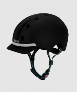 Stiilne ja turvaline musta värvi Kiiver MELON E-Series, Black Ice (XL) koos reguleeritava rihmaga, sobib ideaalselt linnasõitudeks jalgrattaga.