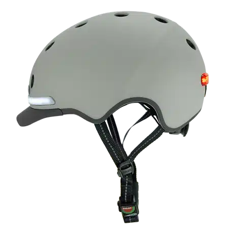 Hall Kiiver MELON E-Series, Metropolis (M/L) koos turvarihmaga, pimeduse korral LED-tuled ja ventilatsiooniavad, sobib linnakeskkonda.