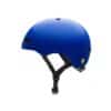 Sinine jalgrattakiiver Nutcase Ocean Stripe Gloss MIPS 52-56cm, minimalistlik disain, mustad rihmad ja taustal valge.
