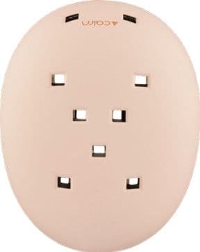 Kiiver CAIRN EON Matte Sand beežis värvitoonis, esikülg. Kiivril on ümar kuju ja mitmed ventilatsiooniavad, mis tagavad sooja ilmaga mugavuse. Taust on valge, rõhutades kiivri stiilset ja funktsionaalset disaini.