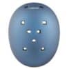 Rattakiiver Cairn EON linnasõiduks, sinine S | E-pood Tootemaailm Matte metallic night blue helmet with square ventilation holes, designed for urban cycling. The helmet offers a sleek, modern look with its smooth surface and minimalist style, providing safety and style for city riders.