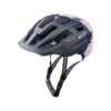 Maastikukiiver Cairn Prism XTR II matt must-lilla M | E-pood Tootemaailm Kiiver CAIRN PRISM XTR II, Matte Black Lilac (M), mis on mati musta ja lillaka viimistlusega, paistab silma hingava disainiga ja vastupidava konstruktsiooniga, asetatud valgele taustale.