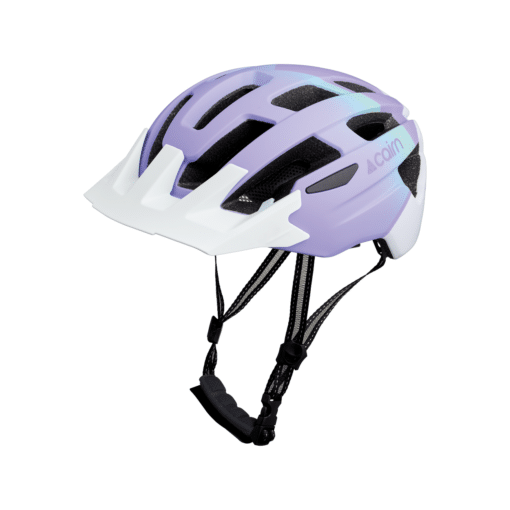 Maastikukiiver Cairn Prism XTR II lilla (M) | E-pood Tootemaailm Matte Lilac Breeze värvi Cairn Prism XTR II kiiver turvalise ja stiilse disainiga, mis on sobiv maastikusõiduks. Kiivri violetne toon ning valged detailid moodustavad modernse välimuse. Hingavad avad ja mugav rihm pakuvad mugavust kõikidel sõitudel.