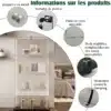 Klaasvitriin LED-valgustusega, 4 riiulit, vaba seisev | E-pood Tootemaailm Vaba seisev klaasvitriin nelja riiuliga, mida kaunistab säästlik LED-valgustus, sobib elegantselt igasse elutuppa. Vitriinkapi metallist uksekäepidemed, eemaldatav klaaspaneel, reguleeritavad jalad ning libisemisvastane kaitse on kõik selgelt pildil esitatud.
