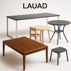 Erinevad lauad elutoas, kontoris ja aias