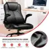 Mänguritool ergonoomiline kiikuvate käetugedega must | E-pood Tootemaailm Ees on must mänguritool, mis on valmistatud vastupidavast PU-nahast. Toolil on ergonoomilised disainiga käetoed ja mugav kiigumehhanism, hele taust annab toolile elegantse välimuse.