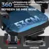 Arvutitool ergonoomiline reguleeritav | E-pood Tootemaailm Arvutitool ergonoomiline reguleeritav sinise ja musta istmepadja ning ühtlase survet jaotava disainiga. Istmepadi on 53cm lai ja kohandatud mugavaks istumiseks, toetades kasutaja keha kaarduvusi.