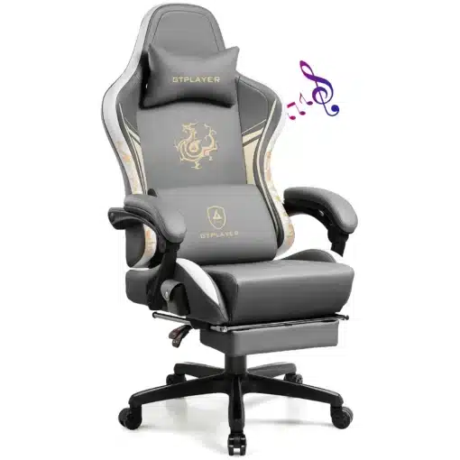 Arvutitool bluetooth kõlarite ja jalatoega ergonoomiline | E-pood Tootemaailm Arvutitool bluetooth kõlarite ja jalatoega ergonoomiline