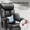 Vastupidav arvutitool ergonoomiline, reguleeritav jalatugi | E-pood Tootemaailm Must ergonoomiline arvutitool, millel on reguleeritav pehme seljatoe ja jalatuge omadus. Tool on valmistatud nahast, mustriga padjad ja jalatugi on sära tundega. Lisana pakub see pehmet toetavat funktsiooni, tagades pikaajalise istumismugavuse.