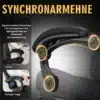 Soodne ergonoomiline kontoritool massaažiga kuni 150 kg | E-pood Tootemaailm Ergonoomiline Arvutitool massaažifunktsiooni ja nimmetoega, reguleeritav, millel on mustad polsterdatud käetoed rõhutades nende tõhusat survet vähendavat konstruktsiooni.