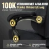Mänguritool kangast ergonoomiline reguleeritav pöörlev | E-pood Tootemaailm Mänguritool kangast ergonoomiline reguleeritav pöörlev koos tugevdatud käetugedega ja vastupidava konstruktsiooniga, nähtavad lukustuse ikoonid ja musta värvi kangas.